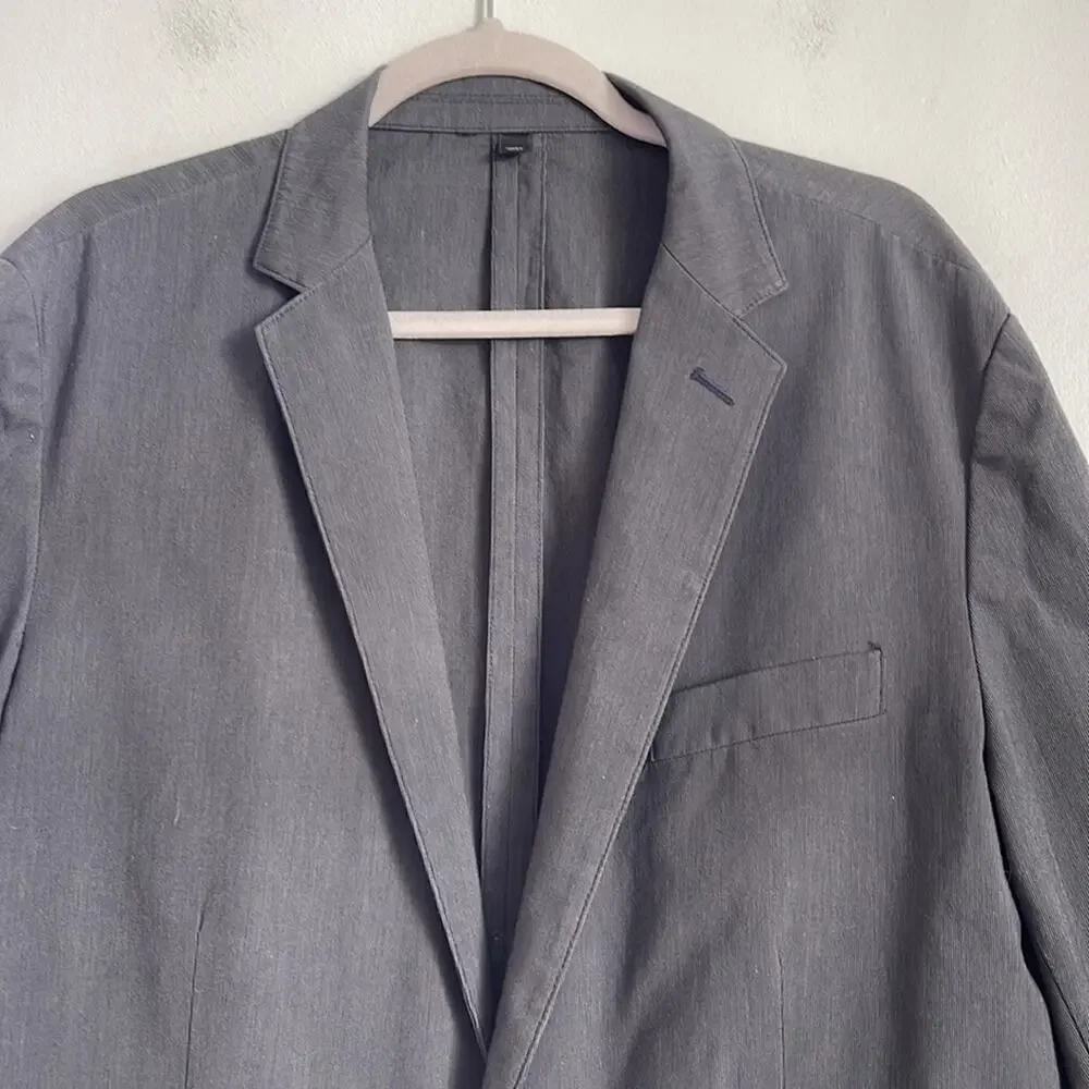 J. Crew 100% cotton textured unstructured unlined light weight sport coat blazer